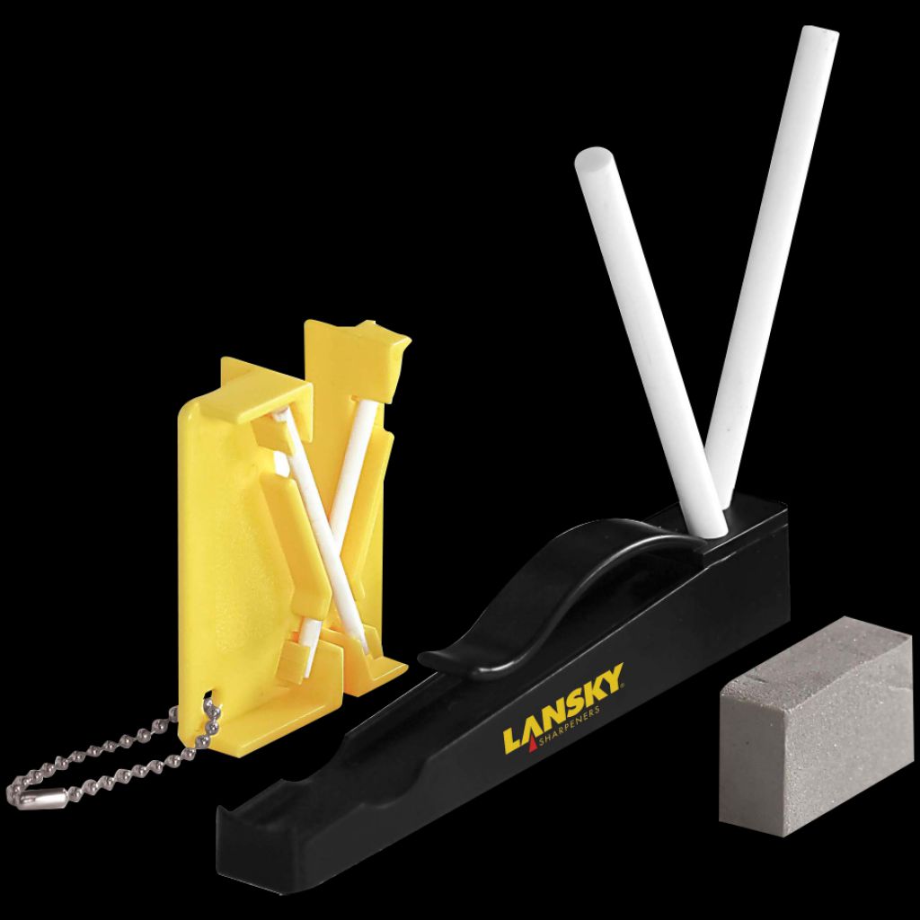 Lansky C-Clip Combo Knife Sharpener Yellow/Black - Blade HQ